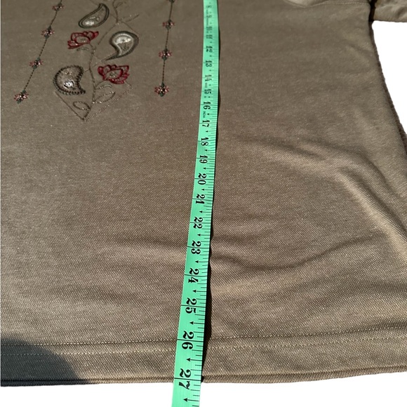 ♥️ BONWORTH Vintage Top | size XL Brown - Picture 4 of 8